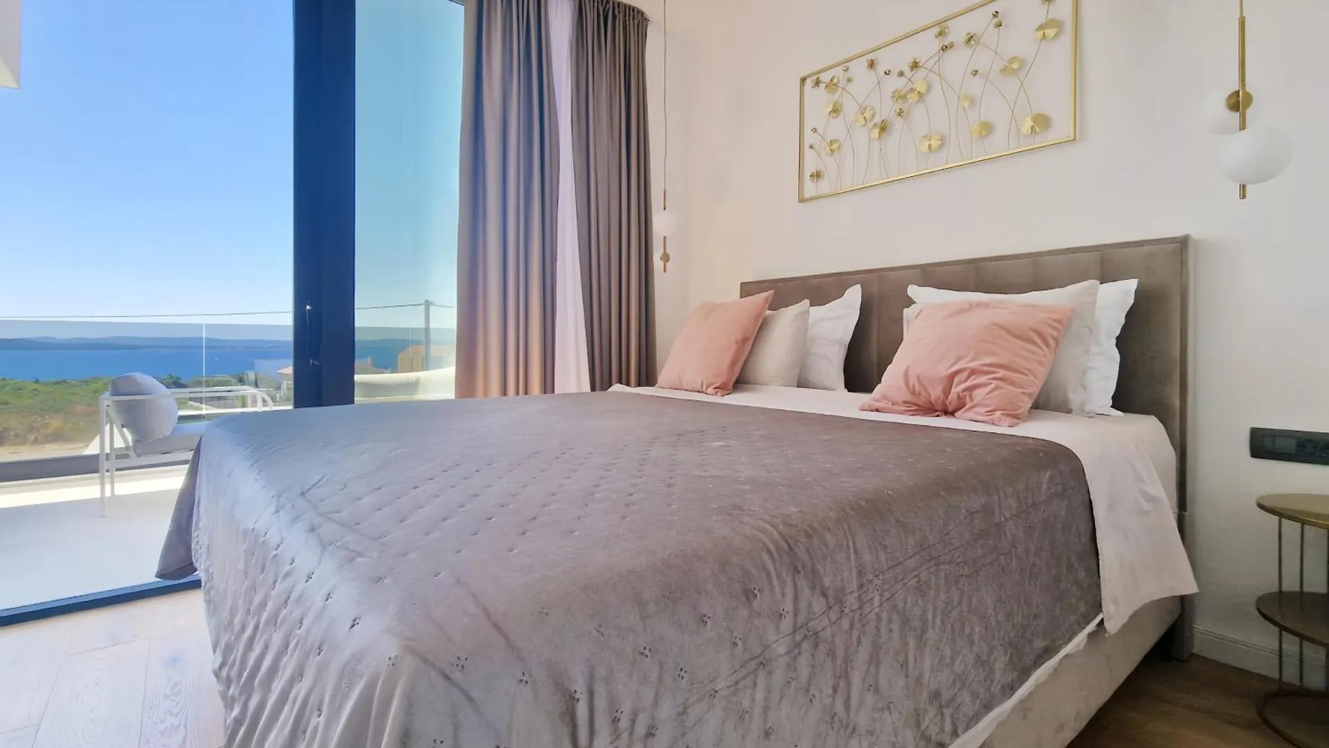 Luxury Villa 1 With Sea View, Sauna And Jacuzzi Kožino
