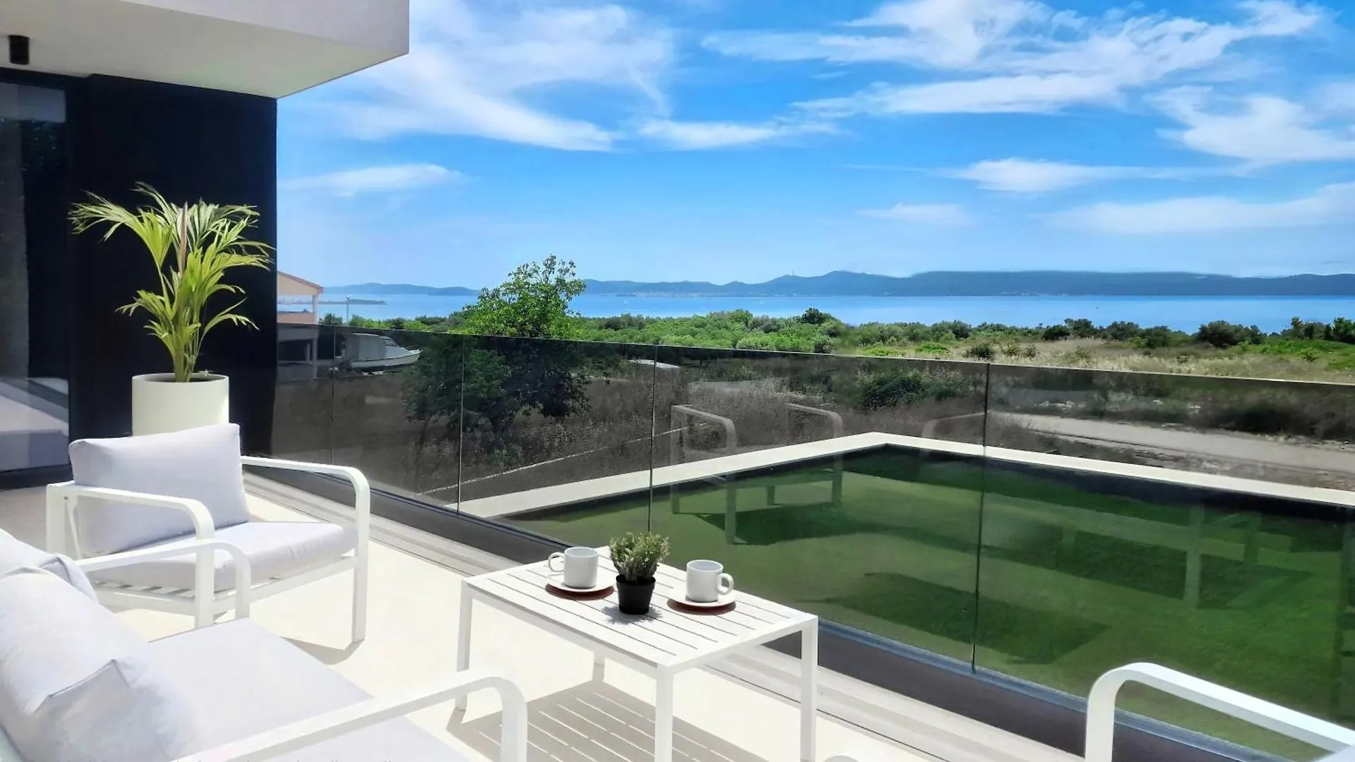Luxury Villa 1 With Sea View, Sauna And Jacuzzi Kožino