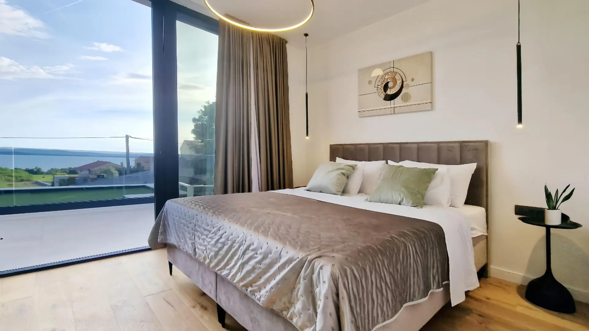 Luxury Villa 1 With Sea View, Sauna And Jacuzzi Kožino