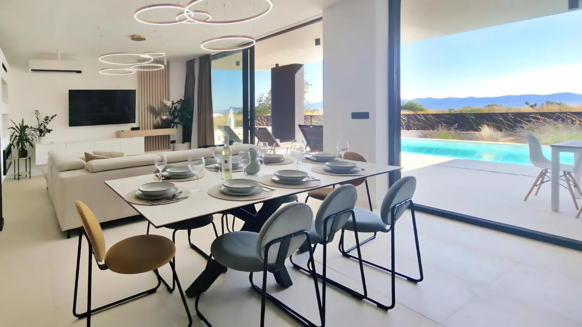 Luxury Villa 1 With Sea View, Sauna And Jacuzzi Kožino
